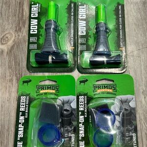 Cow Girl Elk Call - Green and Black